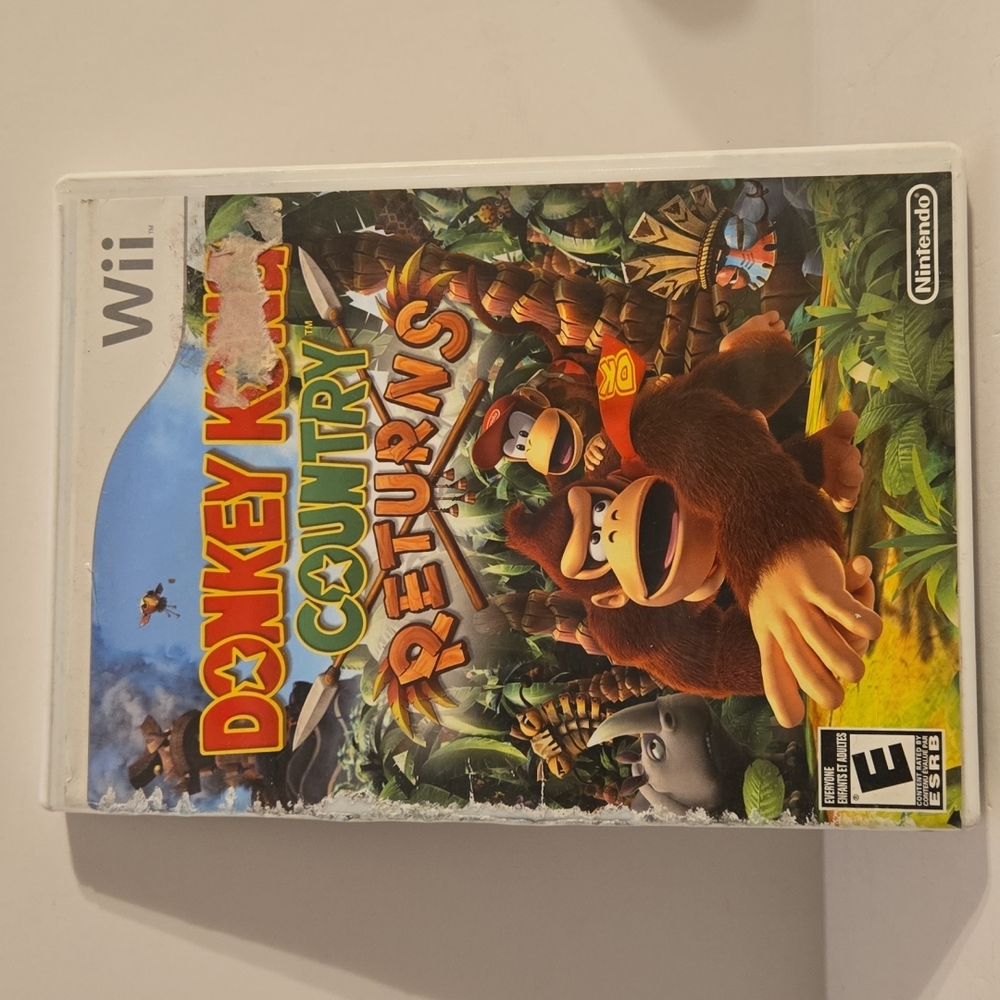 Nintendo Wii Donkey Kong Country Returns Game